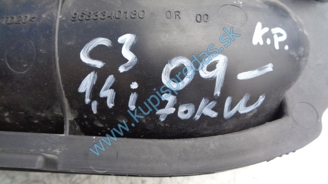 hadica na vzduch na citroen c3 1,4i, 9683340180